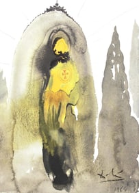 Salvador Dali, Composition (Michler/Lopsinger 1600; Field 69-3), Biblia Sacra, Limited Edition