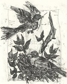 Pablo Picasso, Le Chardonneret (The Goldfinch) (Orozco p.82), Histoire naturelle, Limited Edition