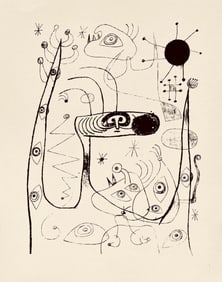Joan Miro, Composition, The Prints of Joan Miro, Limited Edition Etching