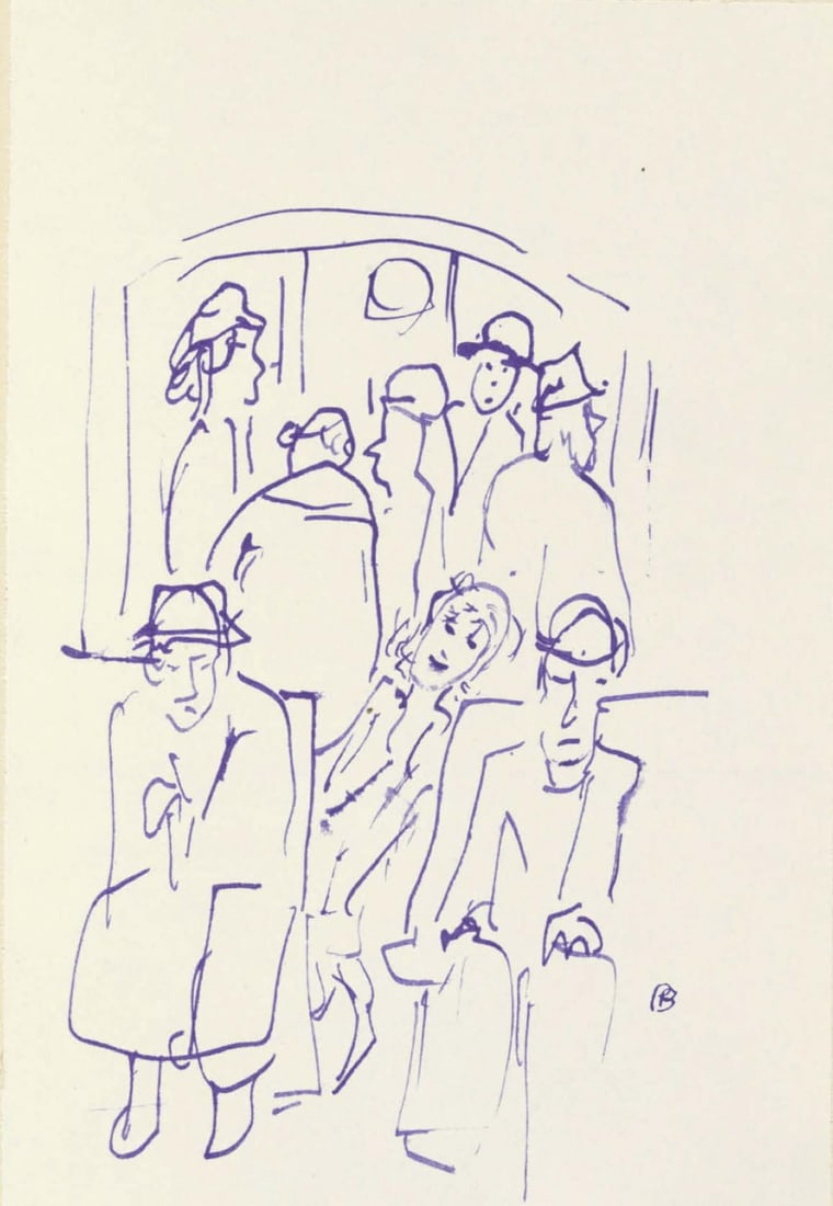 Pierre Bonnard, Composition (Terrasse 54), Pierre Bonnard Correspondences, Limited Edition: Lithograph on velin d'Arches paper, mounted on velin d'Arches supporting sheet, as issued. Inscription: Unsigned and unnumbered. Paper Size: 12 x 8.5 inches. Excellent condition. Notes: From the album