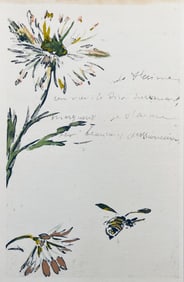 Edouard Manet, Composition, Edouard Manet, Letters with Aquarelles, Limited Edition Lithograph