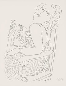 Henri Matisse, Serie P, var. 6 (Duthuit 9), Henri Matisse, Dessins, Themes et variations, Limited