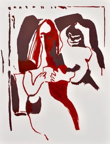 Francisco Bores, Composition, Œuvres completes d'Albert Camus, Limited Edition Lithograph