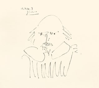 Pablo Picasso, Shakespeare X (Bloch 1197), Picasso-Aragon Shakespeare, Limited Edition Lithograph