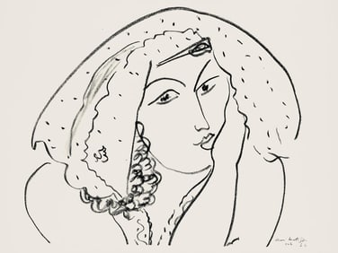 Henri Matisse, Serie I, var. 6 (Duthuit 9), Henri Matisse, Dessins, Themes et variations, Limited