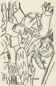 Max Beckmann, Composition (Gallwitz 286; Hofmaier 323-329; Rifkind 150 1-7), Der Mensch ist kein