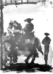 Pablo Picasso, Composition (Bloch 1276; Czwiklitzer 23), Toros y Toreros, Limited Edition Lithograph