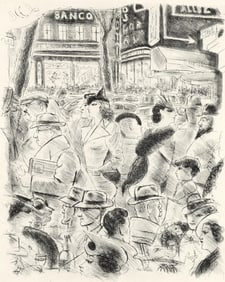 Chas Laborde, Les Boulevards, A La gloire a Paris, Limited Edition Etching