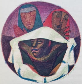 Jean Charlot, Composition, Limited Edition Lithograph