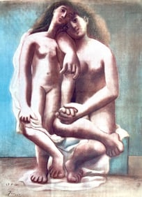 Pablo Picasso, Two Nudes (Orozco 95), Picasso: Fifteen Drawings, Limited Edition Lithograph