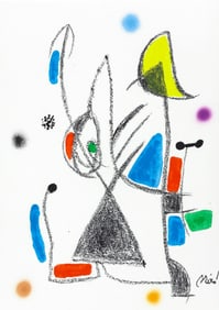 Joan Miro, Composition (Mourlot, 1051-1072), Maravillas con Variaciones acrosticas en el Jardin de
