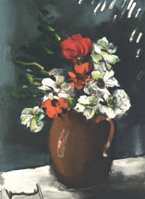 Maurice de Vlaminck, Les Anemones, Vlaminck, Signed, Limited Edition Lithograph