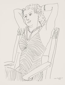 Henri Matisse, Serie P, var. 4 (Duthuit 9), Henri Matisse, Dessins, Themes et variations, Limited