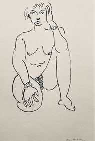 Henri Matisse, Composition (Dutel 3), Dessins de Henri-Matisse, Limited Edition Lithograph
