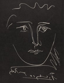 Pablo Picasso, Pour Roby, Noir (Bloch 680; Cramer 57), L'Age de Soleil, Limited Edition Engraving