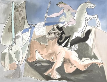 Pablo Picasso, Composition avec Minotaur, Marina Picasso Collection, Official Limited Edition