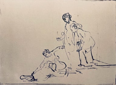 Rembrandt van Rijn, Moses Taken from the River, Limited Edition Collotype