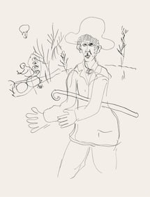 Marc Chagall, Composition, Suite Provinciale avec 92 dessins inedits de Marc Chagall, Limited