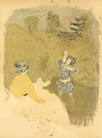 Edouard Vuillard, La petite fille au volant, L'œuvre grave de Vuillard, Limited Edition Lithograph