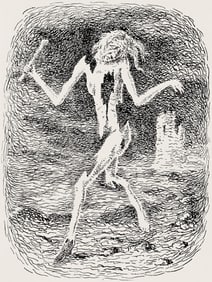 Rene Magritte, Composition, Les chants de Maldoror, Limited Edition Lithograph