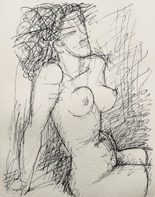 Marcel Gromaire, Composition, Gromaire, Limited Edition Lithograph