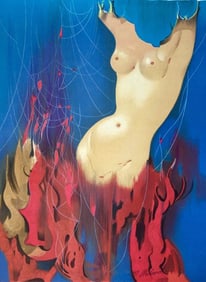 Marcel Delmotte, Composition, Variations sur l'imaginaire, Limited Edition Lithograph