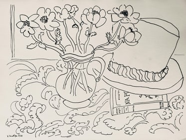 Henri Matisse, Composition, Dessins de Matisse, Hommage no2, Limited Edition Lithograph