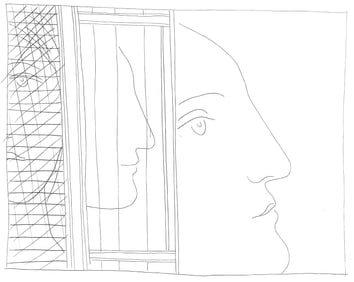 Pablo Picasso, Trois fragments de tetes, Les Metamorphoses, Limited Edition Lithograph