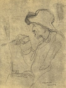 Albert Andre, Portrait de Auguste Renoir, Les Lithographies de Renoir, Limited Edition Lithograph