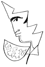 Jean Cocteau, Peineta de teja, Taureaux, Lithographies de Jean Cocteau, Limited Edition Lithograph