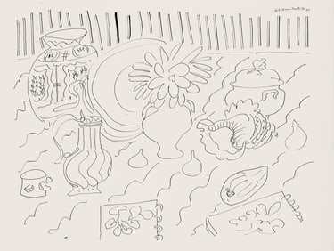 Henri Matisse, Serie G, var. 2 (Duthuit 9), Henri Matisse, Dessins, Themes et variations, Limited