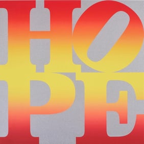 Robert Indiana, Autumn, HOPE, Four Seasons of HOPE, Limited Edition Silkscreen