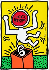 Keith Haring, Lucky Strike (Littmann P. 78), Limited Edition Silkscreen