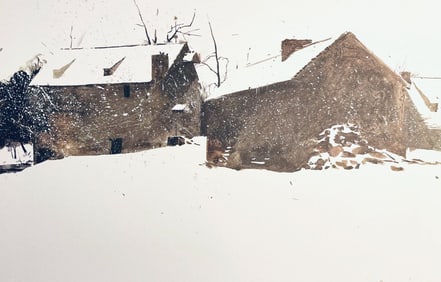 Andrew Wyeth, Brinton's Mill, The Four Seasons, Limited Edition Lithograph