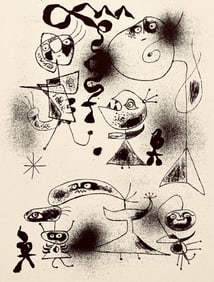 Joan Miro, Composition, The Prints of Joan Miro, Limited Edition Etching