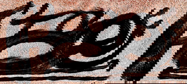 Joan Miro, Composition (Cramer 112; Mourlot 439-442), Derriere le miroir, Limited Edition Lithograph