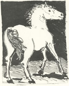 Pablo Picasso, Le Cheval (The Horse) (Orozco p.82), Histoire naturelle, Limited Edition Lithograph