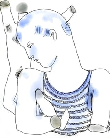 Jean Cocteau, Composition, Le Livre Blanc, Limited Edition Lithograph