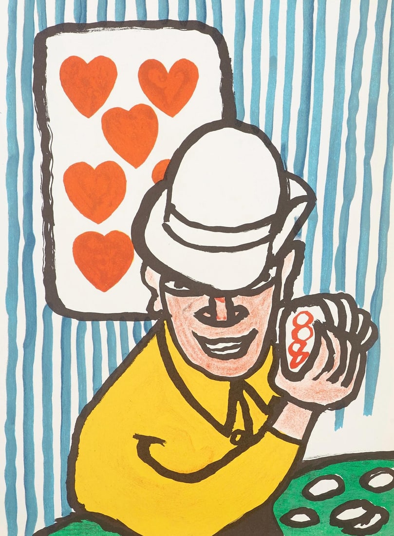 Alexander Calder, Composition, Derriere le miroir, Limited Edition Lithograph: Lithograph on velin paper. Paper Size: 15 x 11 inches. Excellent condition. Inscription: Unsigned and unnumbered, as issued. Notes: From Derriere le miroir, N deg 212, 1975. Published by Aime Maeght,