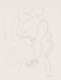 Henri Matisse, Serie E, var. 4 (Duthuit 9), Henri Matisse, Dessins, Themes et variations, Limited