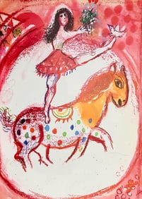 Marc Chagall, Composition, Le Cirque D'Izis, avec quatre compositions originales de Marc Chagall,