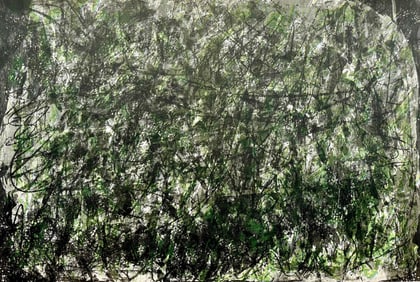 Francois Fiedler, Composition, Derriere le miroir, Limited Edition Lithograph