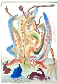 Salvador Dali, Fegefeuer XXIII (Michler/Lopsinger 1039-1138; Field 189-200), Die Gottliche Komodie,