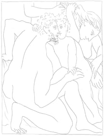 Pablo Picasso, Deucalion et Pyrrha creent un nouveau genre humain, Les Metamorphoses, Limited