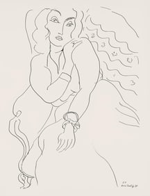 Henri Matisse, Serie E, var. 9 (Duthuit 9), Henri Matisse, Dessins, Themes et variations, Limited