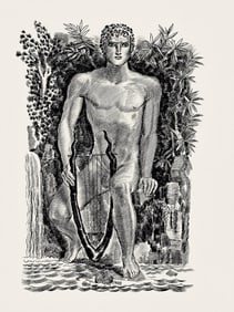 Albert Decaris, Composition, Portrait de A. Decaris, Limited Edition Engraving