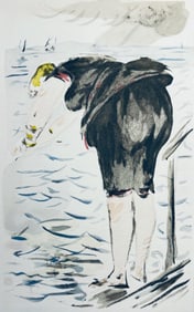 Edouard Manet, Composition, Edouard Manet, Letters with Aquarelles, Limited Edition Lithograph