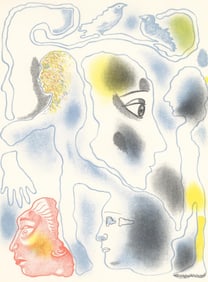 Jorge Castillo, Composition, Ediciones Poligrafa, Redfern Gallery, Limited Edition Lithograph