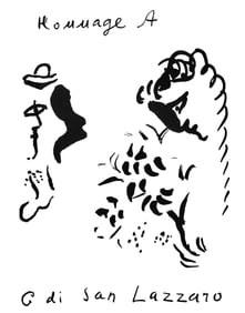 Marc Chagall, Hommage a G. di San Lazzaro, San Lazzaro et ses Amis, XXe siecle, Limited Edition