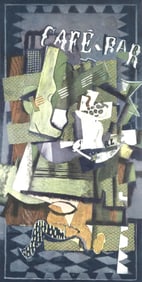 Georges Braque, Cafe-Bar, L'Hommage a Georges Braque, Derriere le miroir, Limited Edition Lithograph